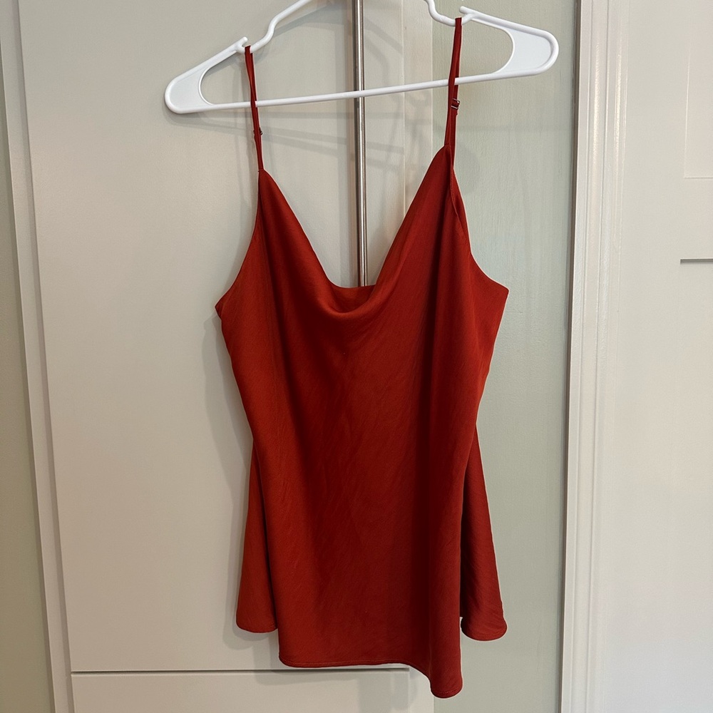 LOFT Burnt Orange Sleeveless Camisole